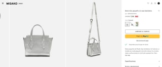 Bolso tote pequeño con asa bandolera por 7,50€