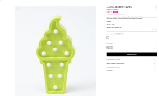 lámpara en forma de Helado por 2,99€