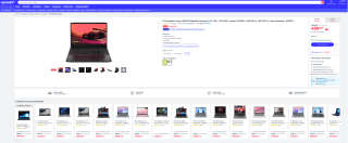 Portátil Lenovo IdeaPad Gaming Ryzen 5 5500H 16GB 512GB RTX 2050 15,6" FHD IPS por solo 489,99€