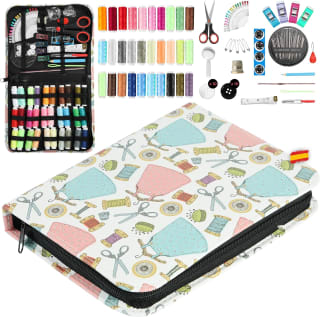 Costurero completo con 30 hilos de colores - Kit de costura para viajes y accesorios por 8,54€