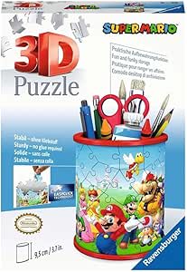 Puzzle 3D Portalàpices Super Mario marca Ravensburger por 5.99€