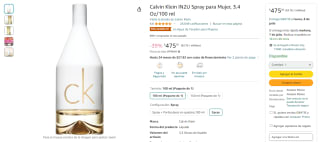 Perfume Calvin Klein IN2U Mujer 100ml por $476 en Amazon