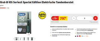 Oral-B iO 5 Speciale Editie Elektrische Tandenborstel voor €79,99 bij Kruidvat