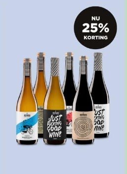 25% korting op alle wijnpakketten bij Neleman