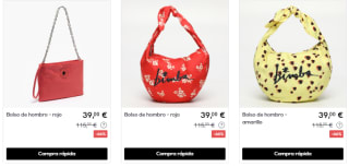 Bimba y Lola hasta 70% descuento precios locos