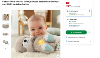 Fisher-Price Bedtijd Otter - Baby speelgoed - 0 tot 6 maanden - Knuffel voor €24,99 bij Smythstoys