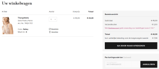 Gratis verzendkosten bij Mey