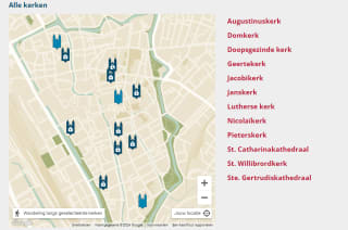 Gratis bezoeken van kerkgebouwen in het centrum van Utrecht t/m 14 september