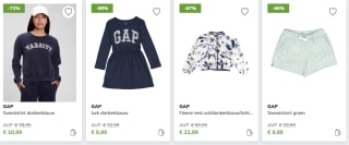 GAP sale met tot 72% korting op dames/heren/kinder- en babykleding bij Limango