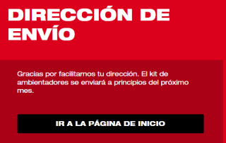 Kit de ambientadores gratis a domicilio