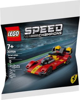 Gratis Lego Ferrari 499P hypercar bij Lego