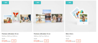 Tot 30% korting op wanddecoratie/fotoboeken/afdrukken bij Albelli