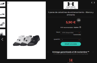 Hasta 70% + 10€ descuento en ropa y calzado Under Armour precios d elocura
