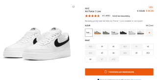 Nike Sportswear AIR FORCE 1 '07 - Sneakers laag voor €84 bij Courir