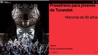 Pre-estreno de la opera "Turandot" para menores de 30 años en el teatro de la Maestranza Sevilla
