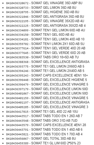 3€ dto en productos Somat