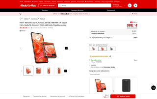 Motorola razr 50 Plegable naranja por 599€