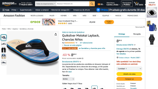 Quiksilver Molokai Layback Niños por 8,80€