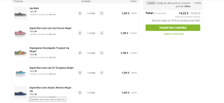 Recopilación de zapatillas de lona para mujer por 1,79€