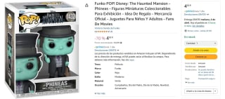 Figura Funko POP! Disney: The Haunted Mansion - Phineas por 4,82€