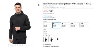 Jack Wolfskin Bornberg Hoody voor €51,98 bij Amazon