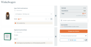 Gratis Vitaminstore Dagdosering bij bestelling bij Vitaminstore