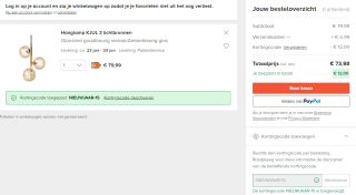 15% korting op geselecteerde artikelen bij Home24