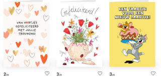 50% korting op alle kaarten bij Hallmark