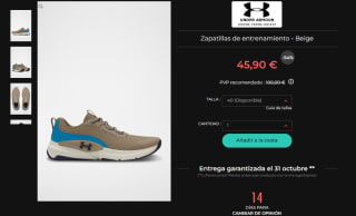 Zapatillas Under Armour Dynamic Select por 47,90€