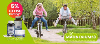 5% extra kassakorting op alle magnesium supplementen bij Vitatheek