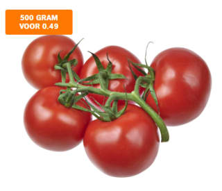 500 gram Trostomaten voor €0,49 bij de AH
