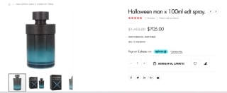 Halloween man x 100ml por $705 en Ufra