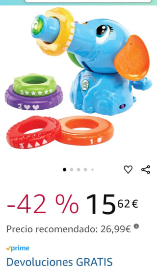 VTech Tito Cuenta y Aprende por 15,62€.