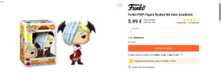 Figura Funko Pop Ryukyo My Hero Academia por 5,99€