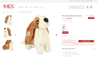Peluche Hush Puppies 5p Basset Hound por $8.994