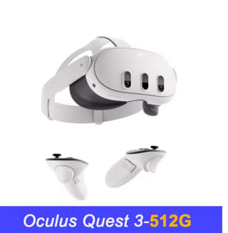 Auriculares Oculus-Quest 3 todo en uno con cabeza integrada VR 128G/512G a solo 494,40€
