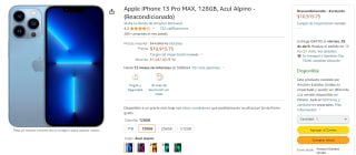 iPhone 13 Pro MAX 128GB Reacondicionado por $10,916 en Amazon