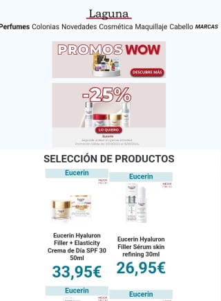 -25% en la Segunda Unidad Eucerin.
