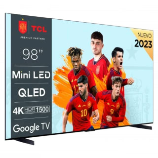 TV QD-MiniLED 98" TCL 98C805, 4K UHD, Dolby Vision IQ, Smart TV, HDR10+ + cupón 359,82€ por 1.999€