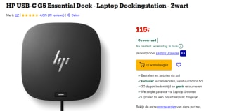HP USB-C G5 Essential Dock voor €115 bij Bol