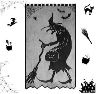 Cortina espeluznante de Bruja por solo 4.99€