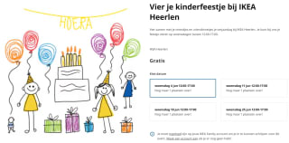Vier gratis je kinderfeestje in juni bij IKEA Heerlen