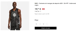 Nike Camiseta de hombre Dri-FIT ADV por 19,99€