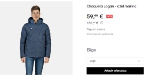Chaqueta para Hombre Astore Logan por 59.99€
