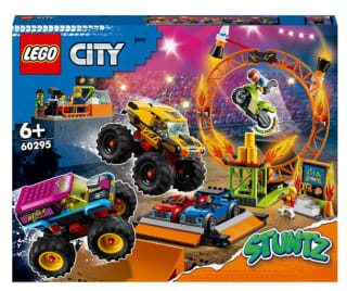 Set de Juguete con 2 Camiones Monster Truck Espectáculo Acrobático: Arena LEGO City Stuntz por 37.5€