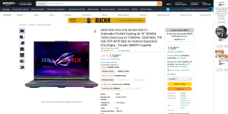 ASUS ROG Strix G16 i9 por 1,526,87€