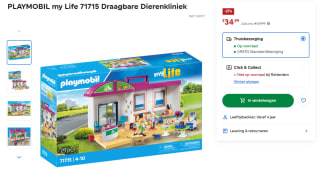 PLAYMOBIL my Life 71715 Draagbare Dierenkliniek voor €34,99 bij Smyths Toys