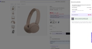 Auriculares SONY WH-CH520 OnEar Inalámbricos por 38,95€ (Nuevos usuarios 29,21€)