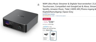 WiiM Ultra Music Streamer & Digitale Voorversterker voor €339,15 bij Amazon
