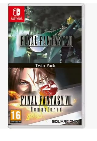 Juego Switch Final Fantasy VII & Final Fantasy VIII Remastered Twin Pack por 26.34€ (Cuenta Nueva 16.34€)